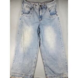 ALAB Baggy Jeans Wide Leg Y2K Skate Rave Grunge JNCO Style